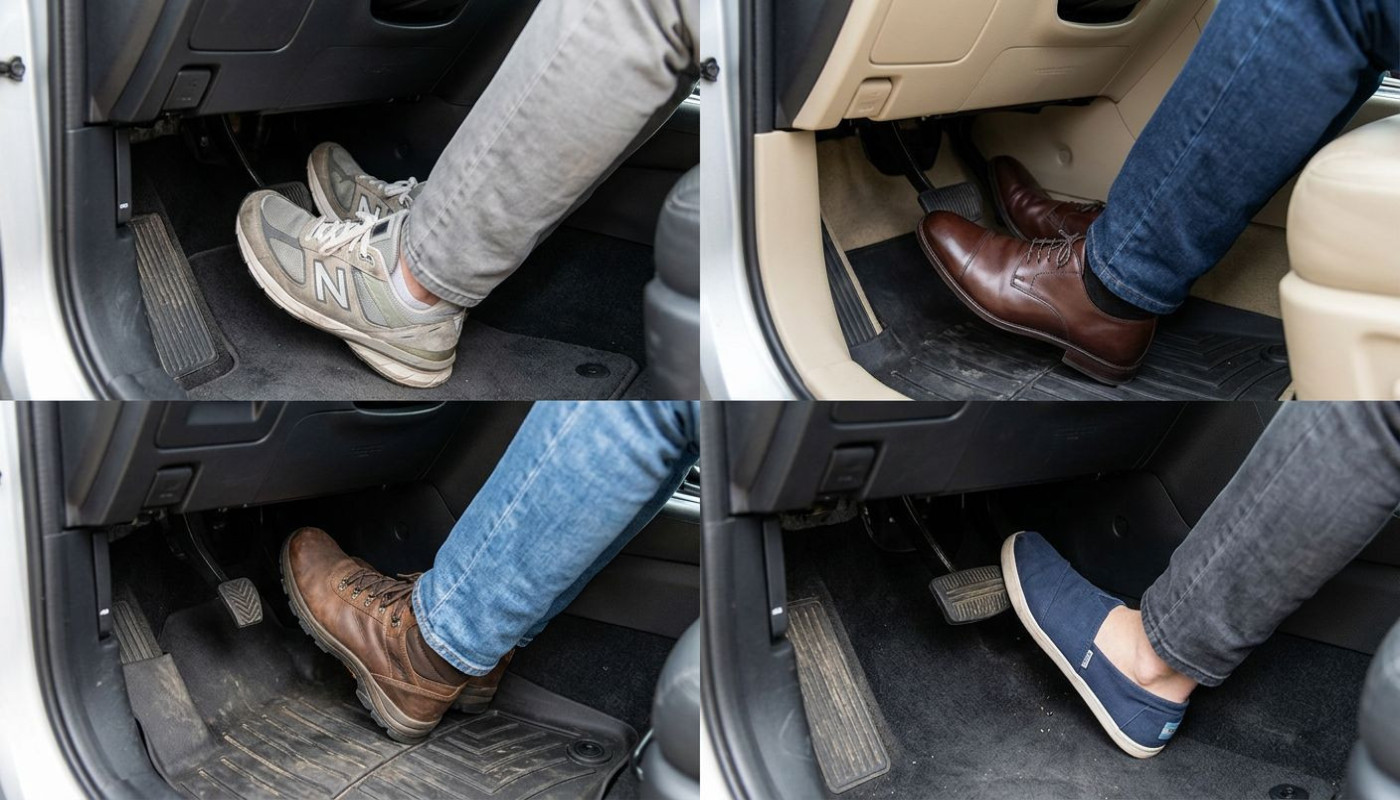 Comment les choix de chaussures influencent-ils la sécurité au volant ?